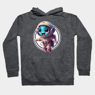 Cute Alien Space Explorer Hoodie